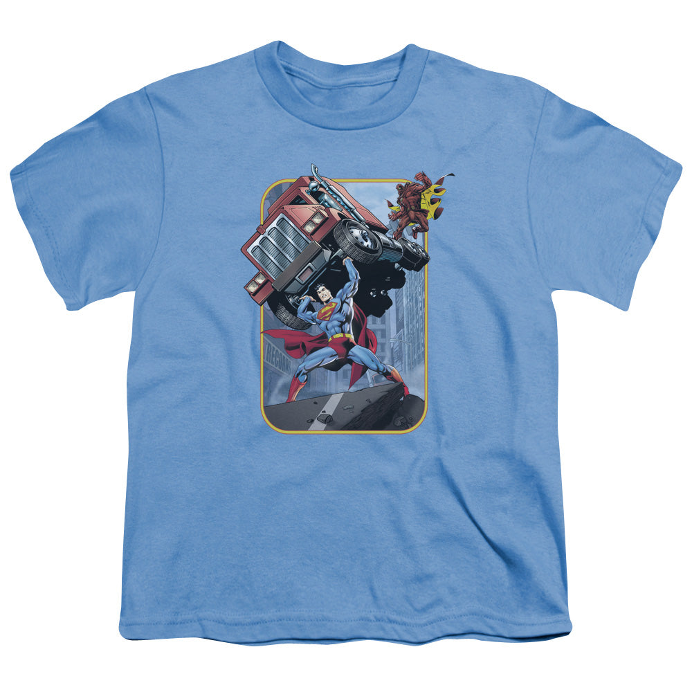 SUPERMAN PICK UP MY TRUCK - S/S YOUTH 18/1 - CAROLINA BLUE T-Shirt