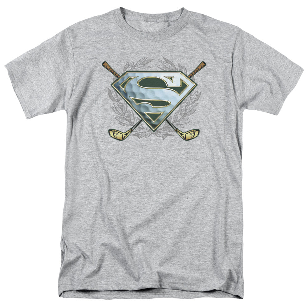 Superman - Fore! - Short Sleeve Adult 18/1 - Athletic Heather T-shirt