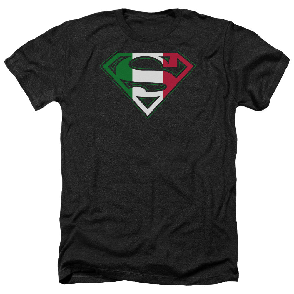 Superman - Italian Shield - Adult Heather-black