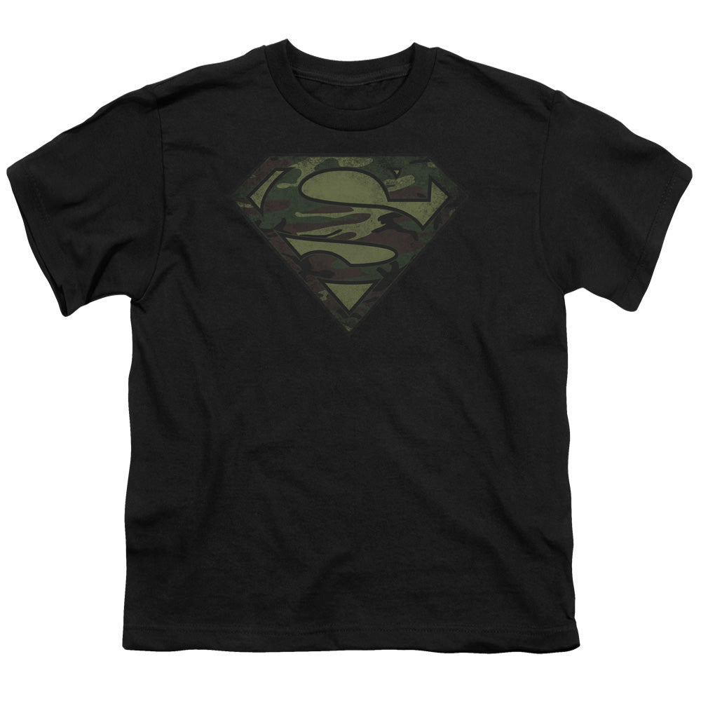 SUPERMAN CAMO LOGO DISTRESSED-S/S T-Shirt
