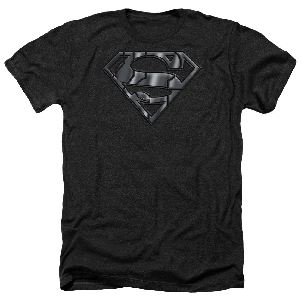 Superman - Mech Shield - Adult Heather-black
