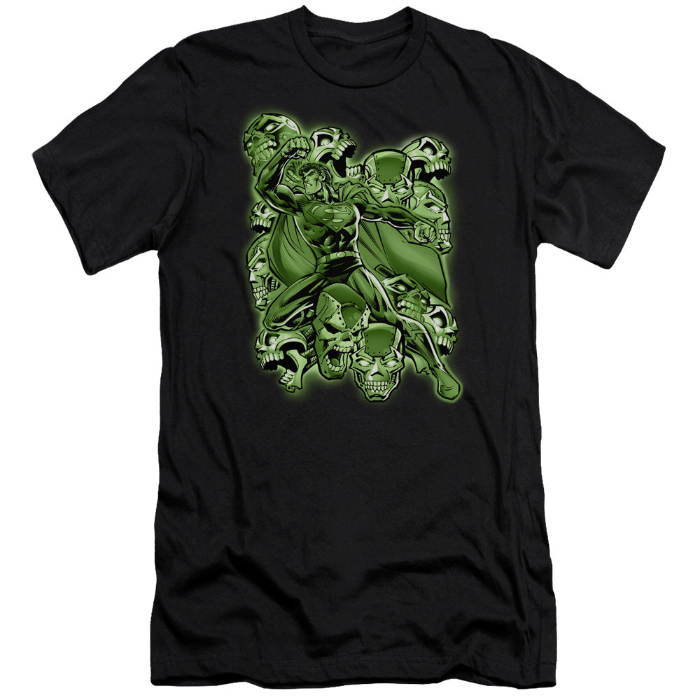 Superman - Metallo Mayhem-premuim Canvas Adult Slim Fit 30/1 - Black