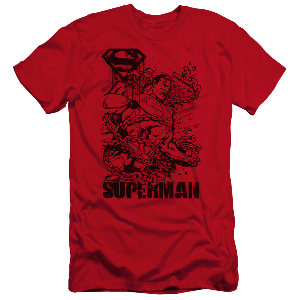 Superman Breaking Chains-premuim Canvas Adult Slim