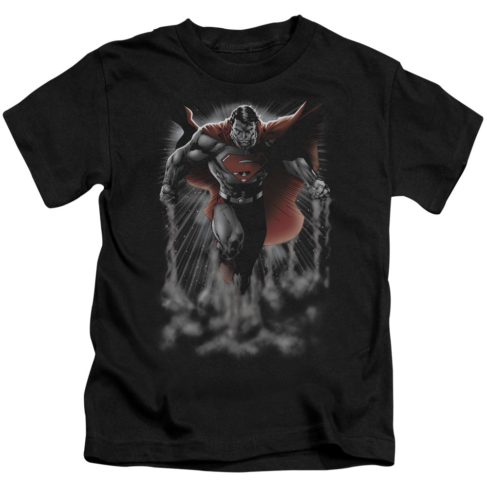 SUPERMAN ABOVE THE CLOUDS - S/S JUVENILE 18/1 - BLACK - T-Shirt