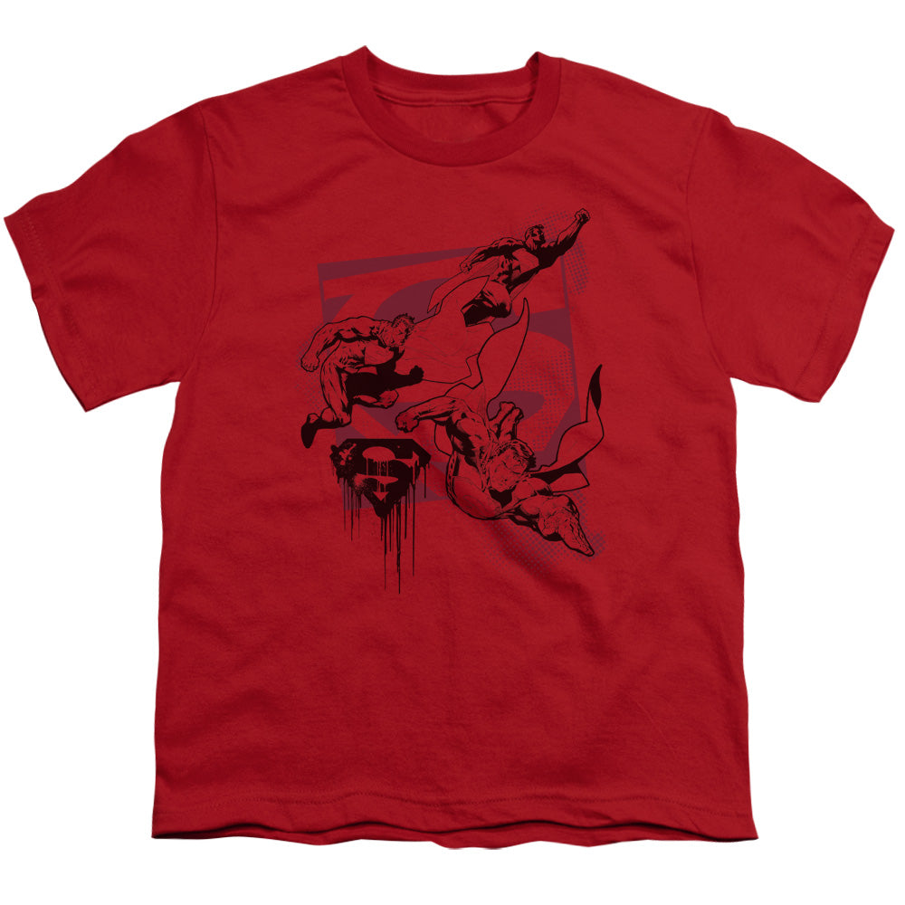 SUPERMAN OMNIPRESENT - S/S YOUTH 18/1 - RED T-Shirt