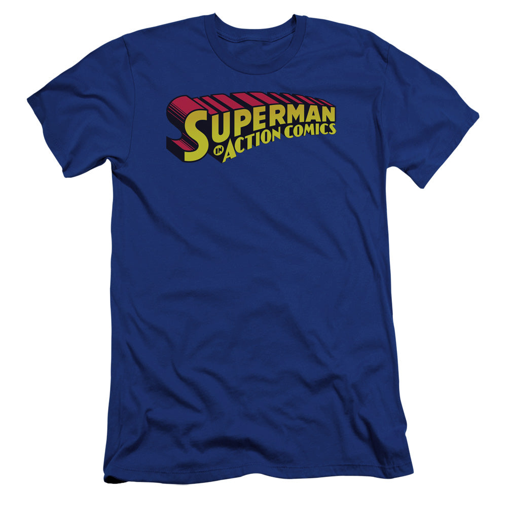 Superman - Superman In-premuim Canvas Adult Slim Fit 30/1 - Royal Blue