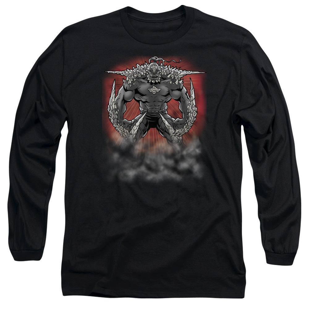 Superman - Doomsday Dust - Long Sleeve Adult 18/1 - Black T-shirt