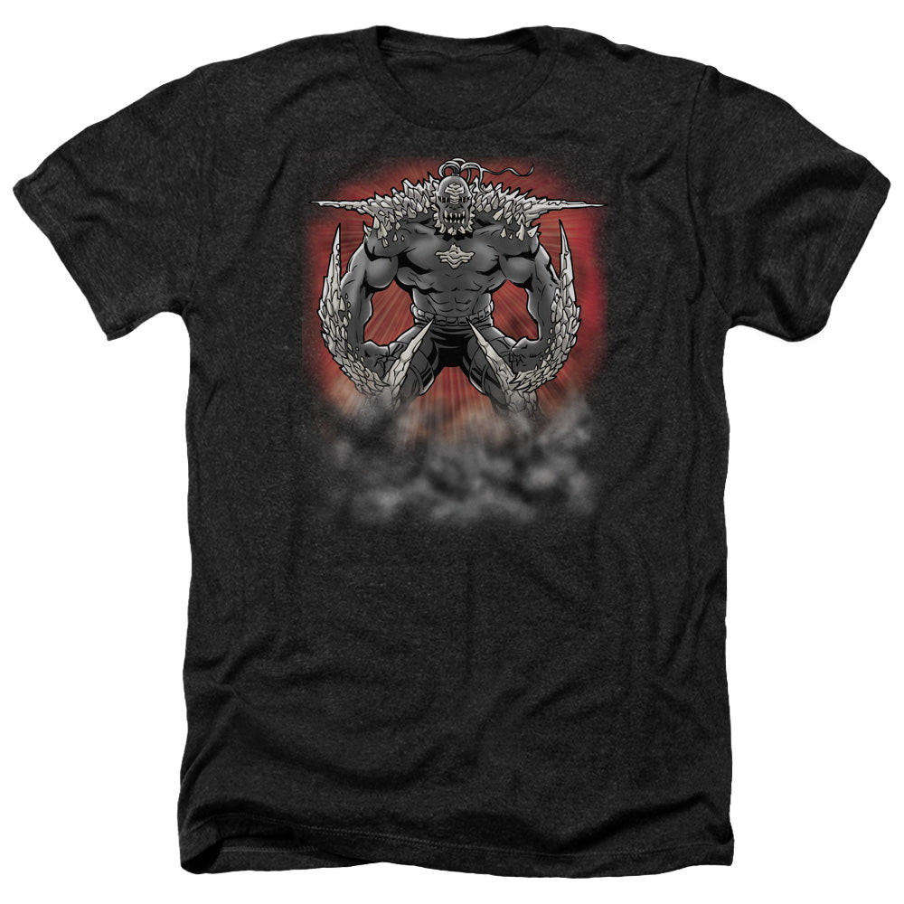Superman - Doomsday Dust - Adult Heather-black