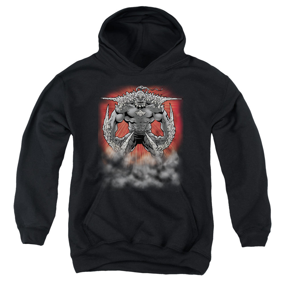 Superman Doomsday Dust-youth Pull-over Hoodie - Black