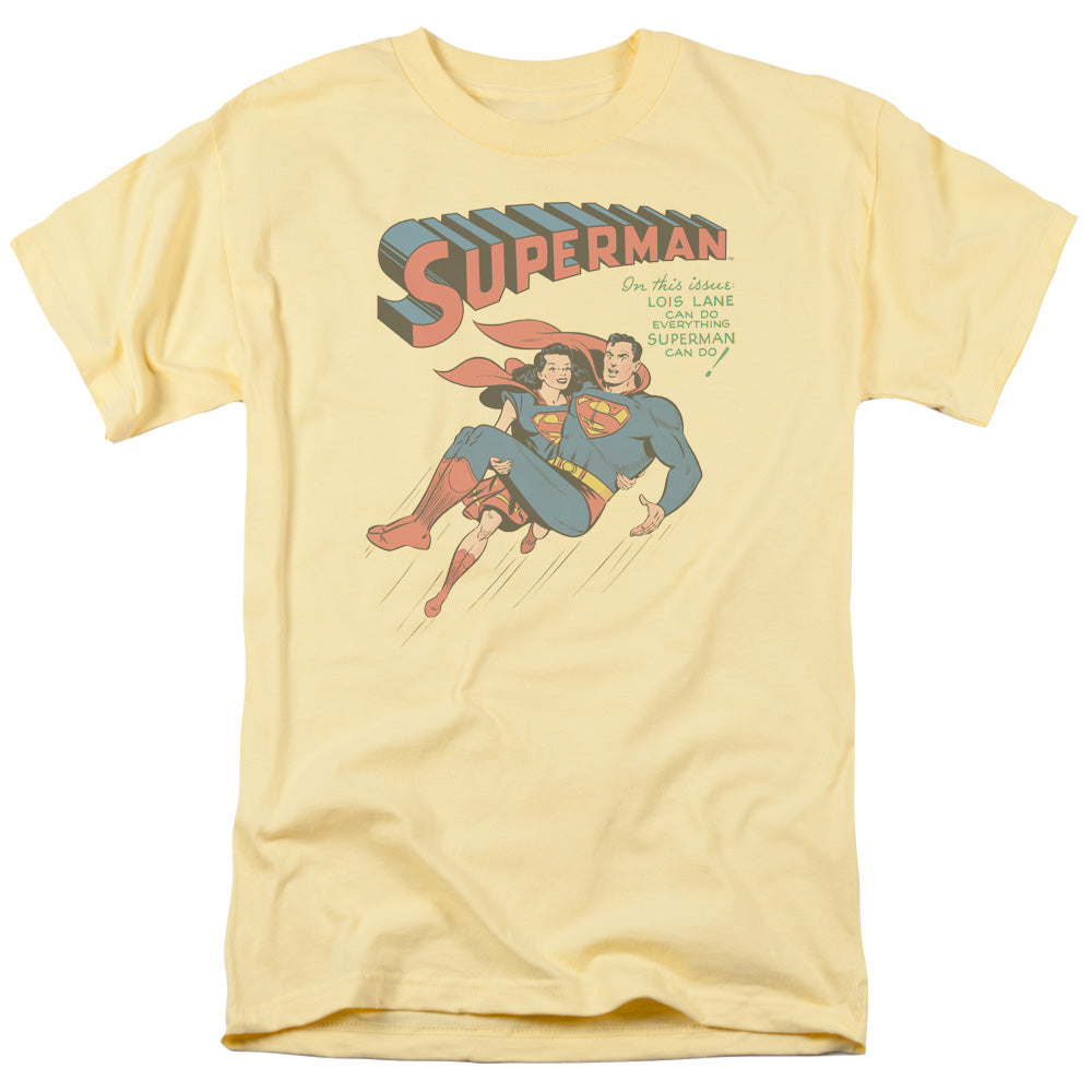 Superman - #57 Cover - Short Sleeve Adult 18/1 - Banana T-shirt