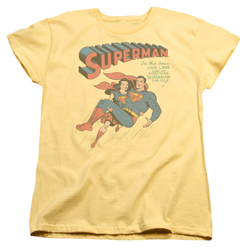 Superman - #57 Cover - Short Sleeve Womens Tee - Banana T-shirt