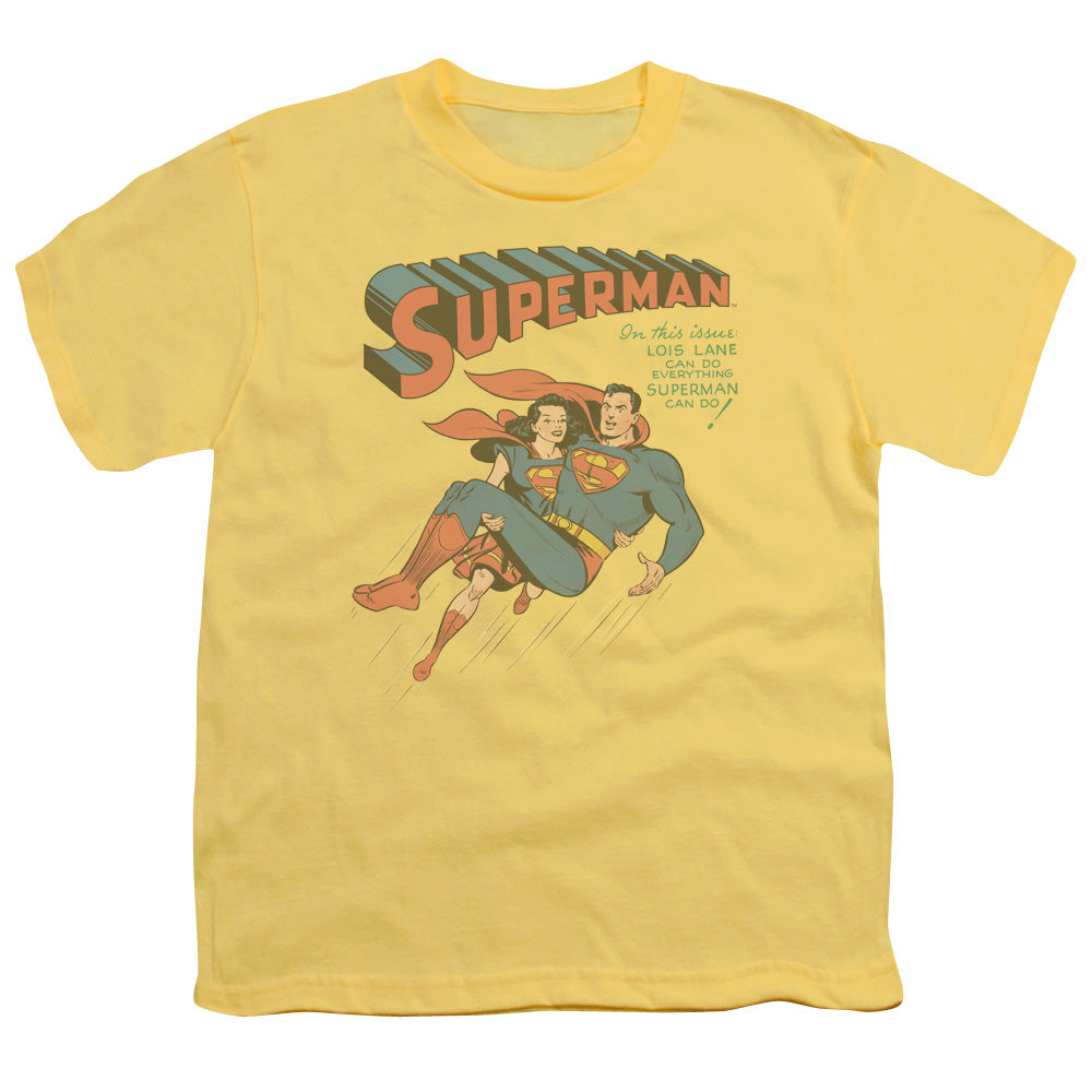 Superman - #57 Cover - Short Sleeve Youth 18/1 - Banana T-shirt
