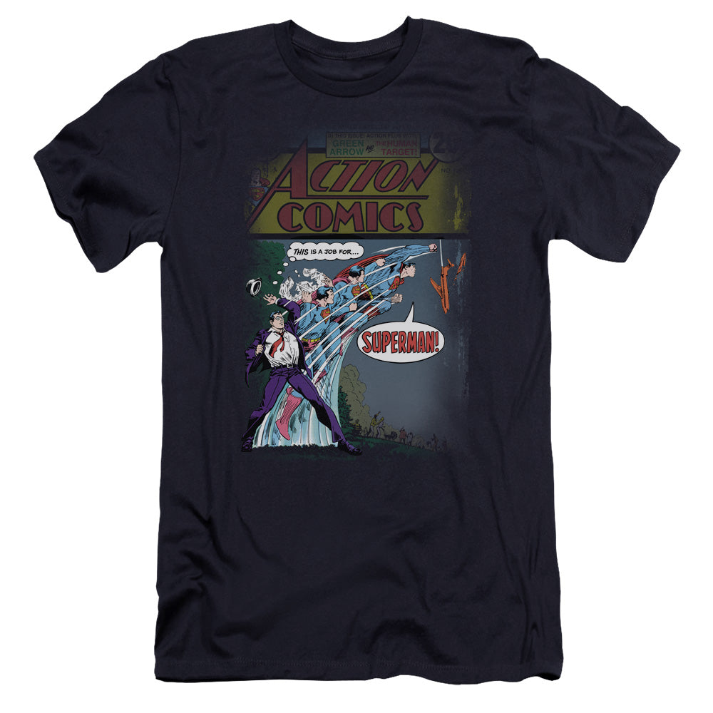 Superman - Quick Change-premuim Canvas Adult Slim Fit 30/1 - Navy