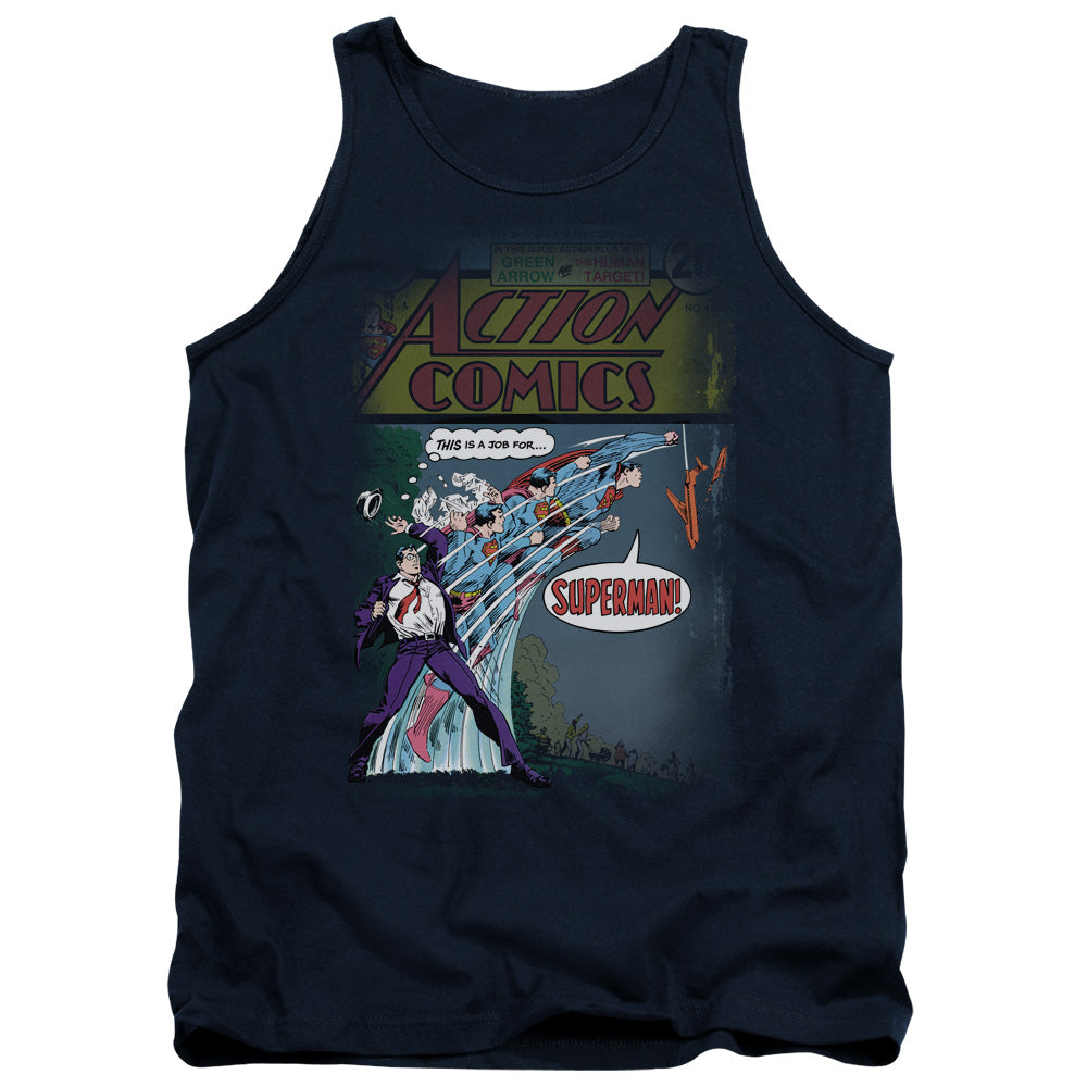 Superman - Quick Change - Adult Tank - Navy