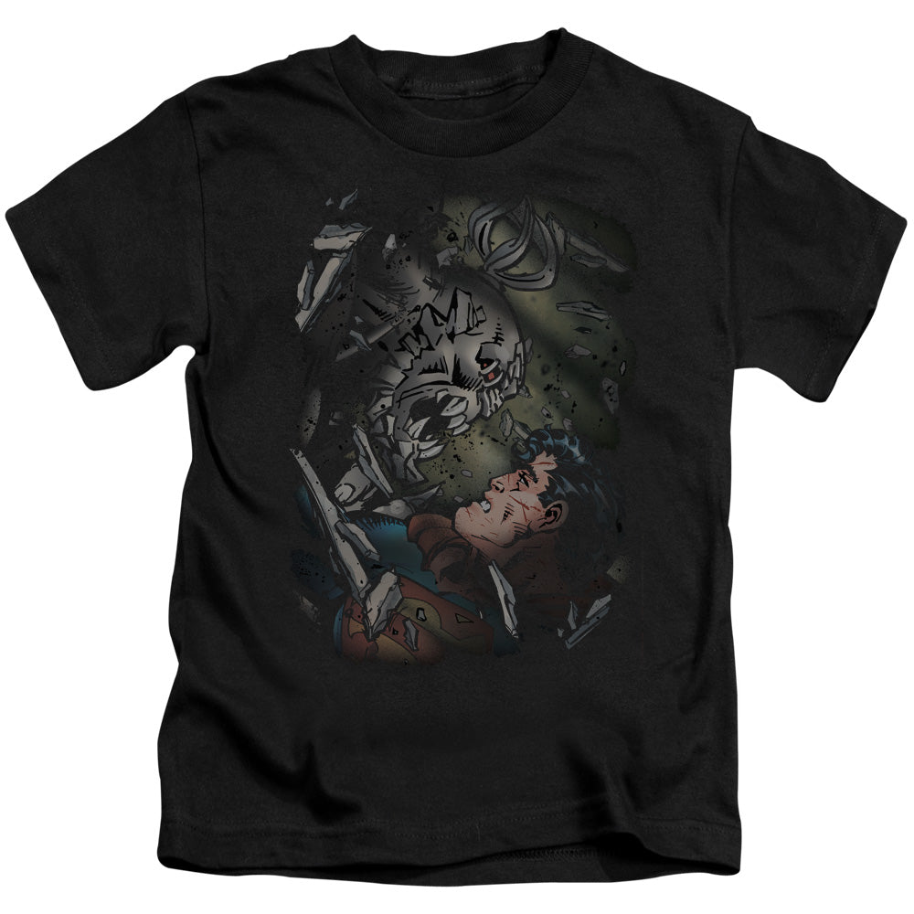 SUPERMAN EPIC BATTLE - S/S JUVENILE 18/1 - BLACK - T-Shirt