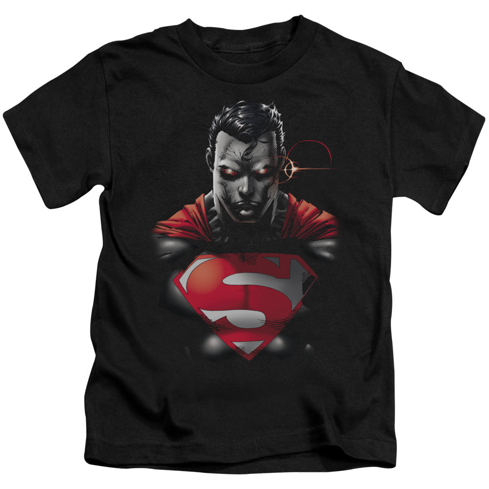 SUPERMAN HEAT VISION CHARGED - S/S JUVENILE 18/1 - BLACK - T-Shirt