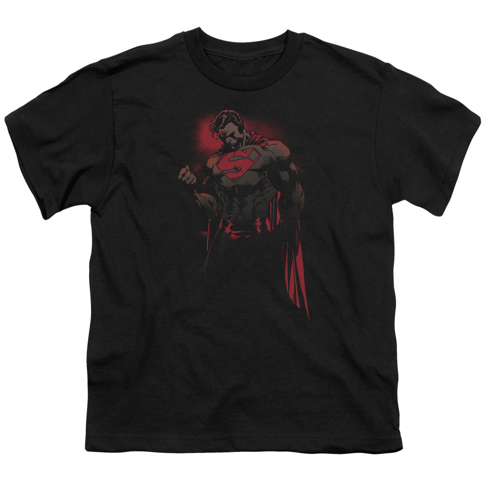 Superman - Red Son - Short Sleeve Youth 18/1 - Black T-shirt