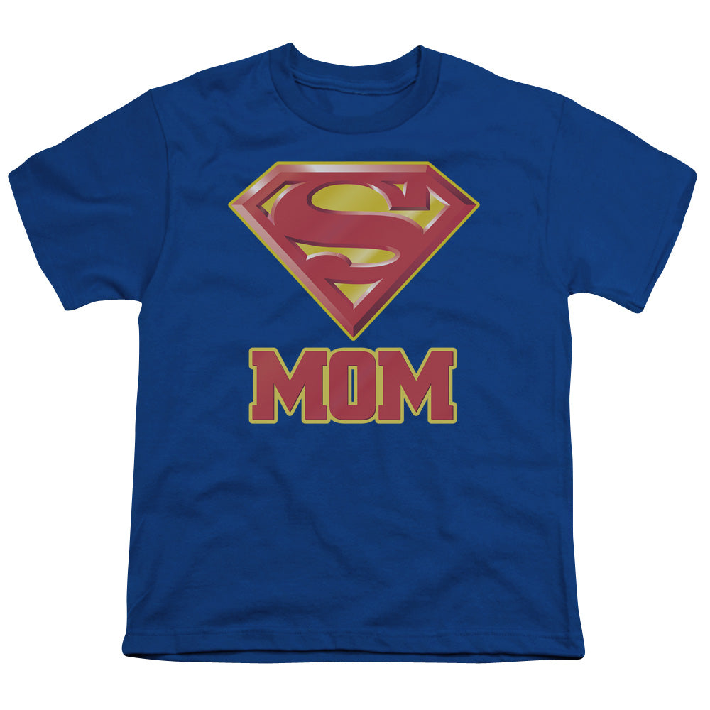 SUPERMAN SUPER MOM-S/S YOUTH T-Shirt