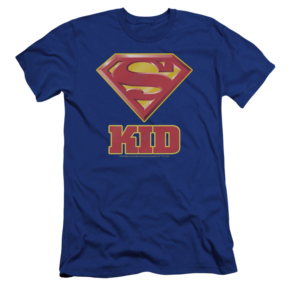 Superman - Super Kid-premuim Canvas Adult Slim Fit 30/1 - Royal Blue