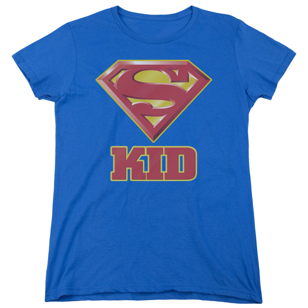 SUPERMAN SUPER KID-S/S WOMENS T-Shirt