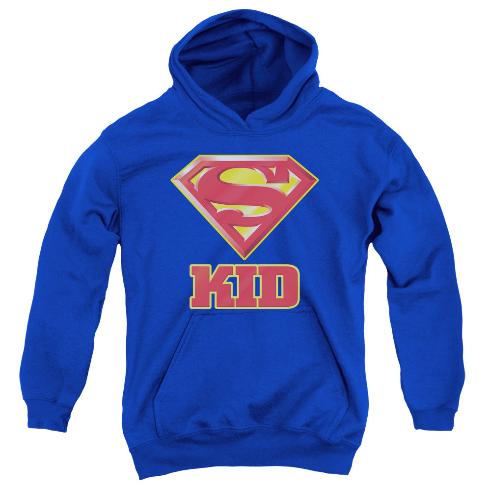 Superman - Super Kid - Youth Pull-over Hoodie - Royal