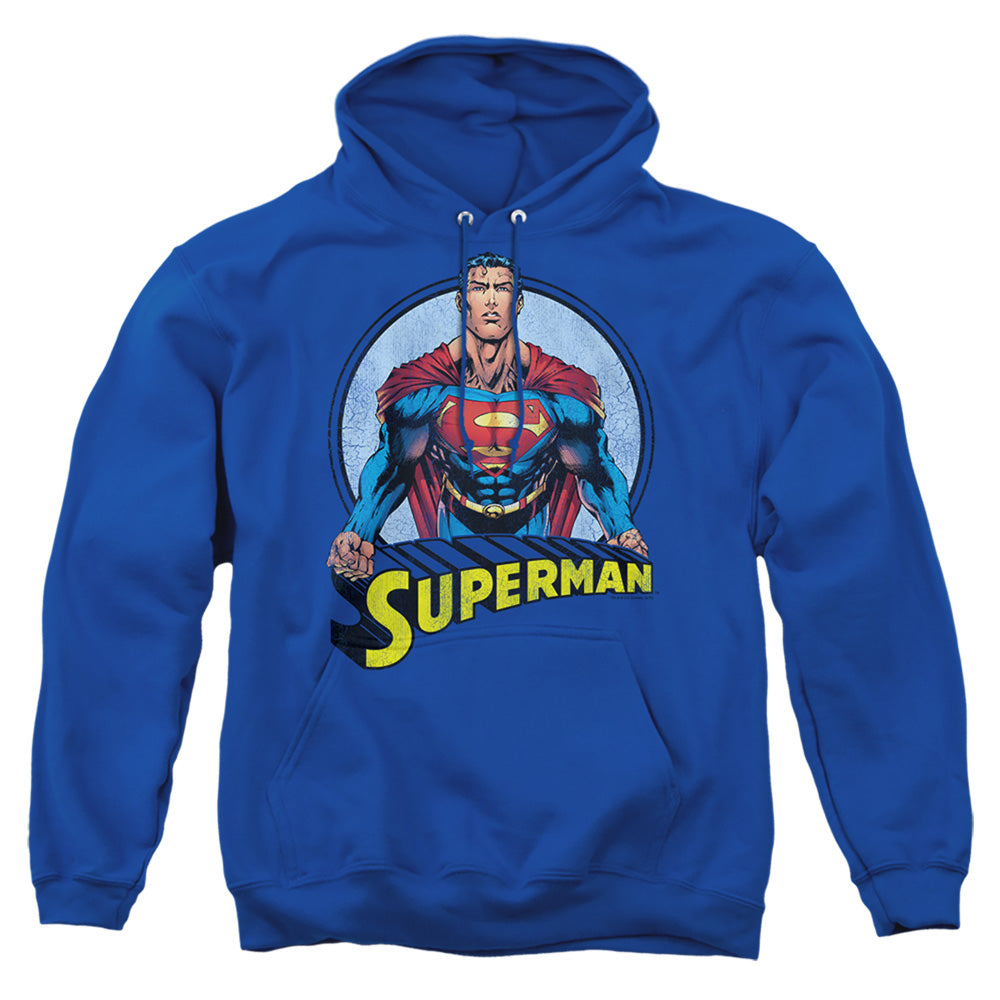 Superman Flying High Again-adult Pull-over