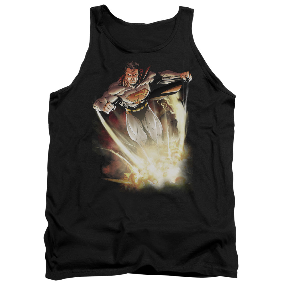 Superman - Explosive - Adult Tank - Black