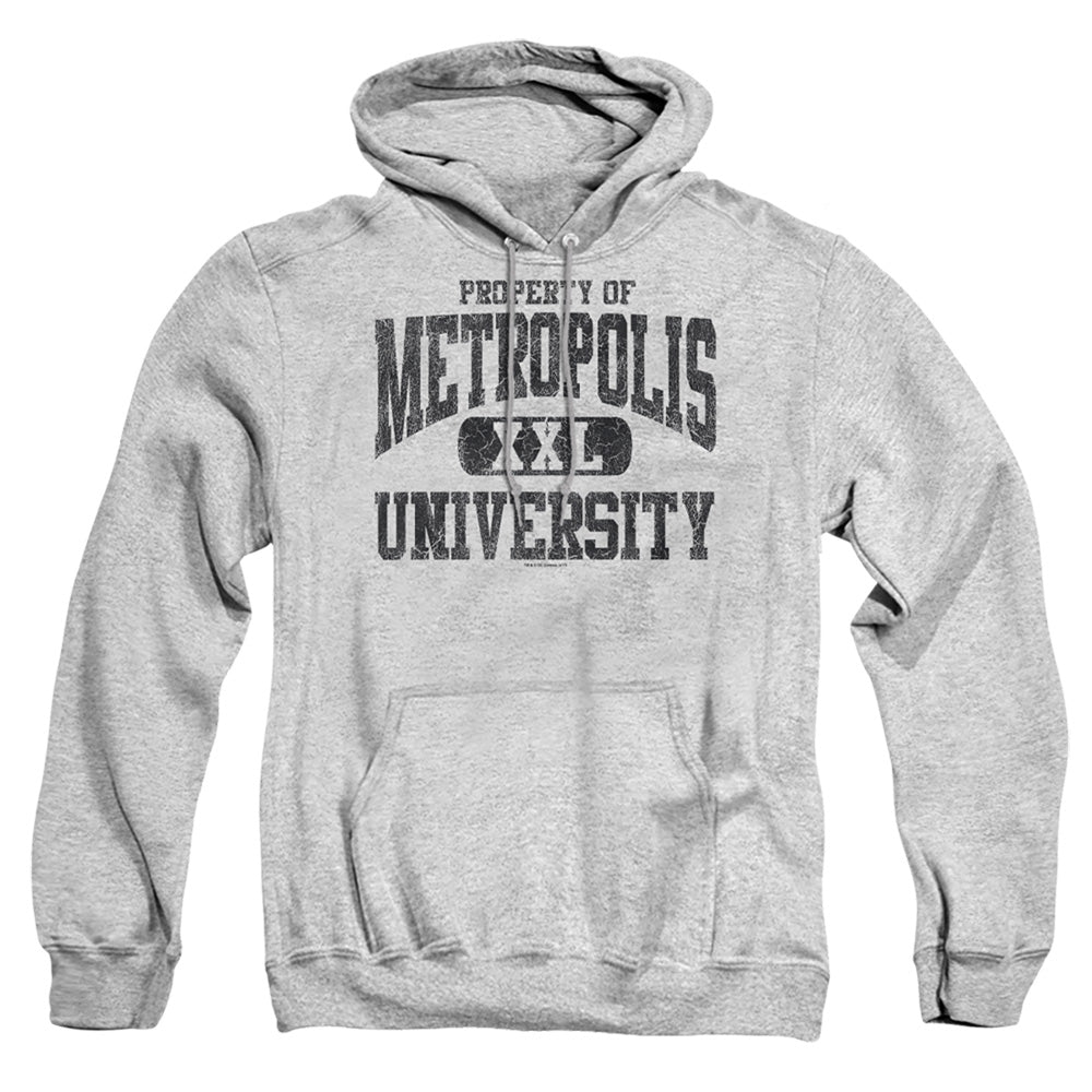 Superman - Property Of Mu - Adult Pull-over Hoodie - Athletic Heather