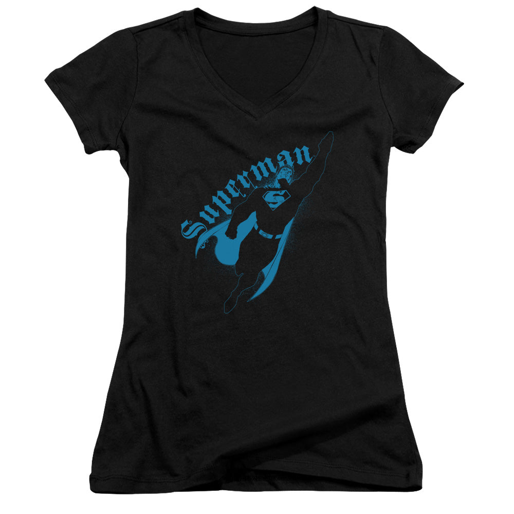Superman - Darkness - Junior V-neck - Black