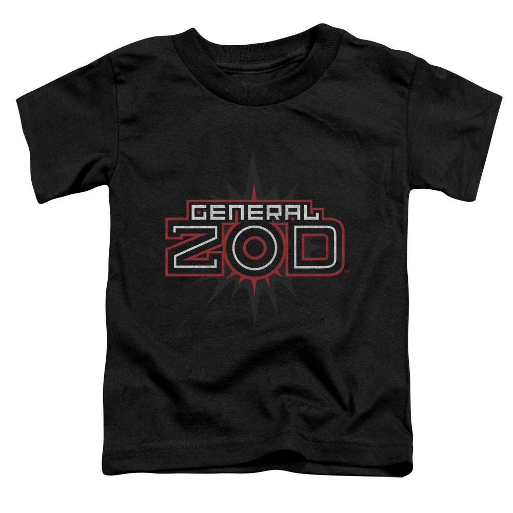 Superman - Zod Logo - Short Sleeve Toddler Tee - Black T-shirt