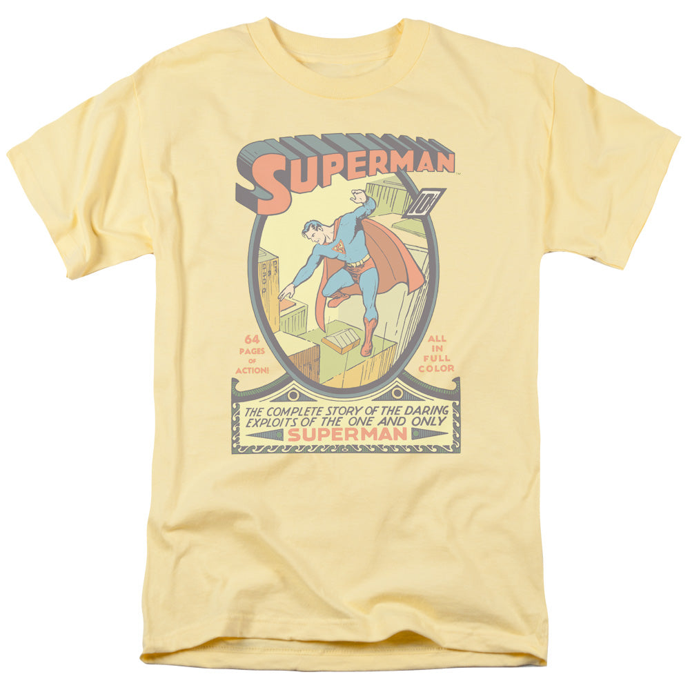 Superman - #1 - Short Sleeve Adult 18/1 - Banana T-shirt