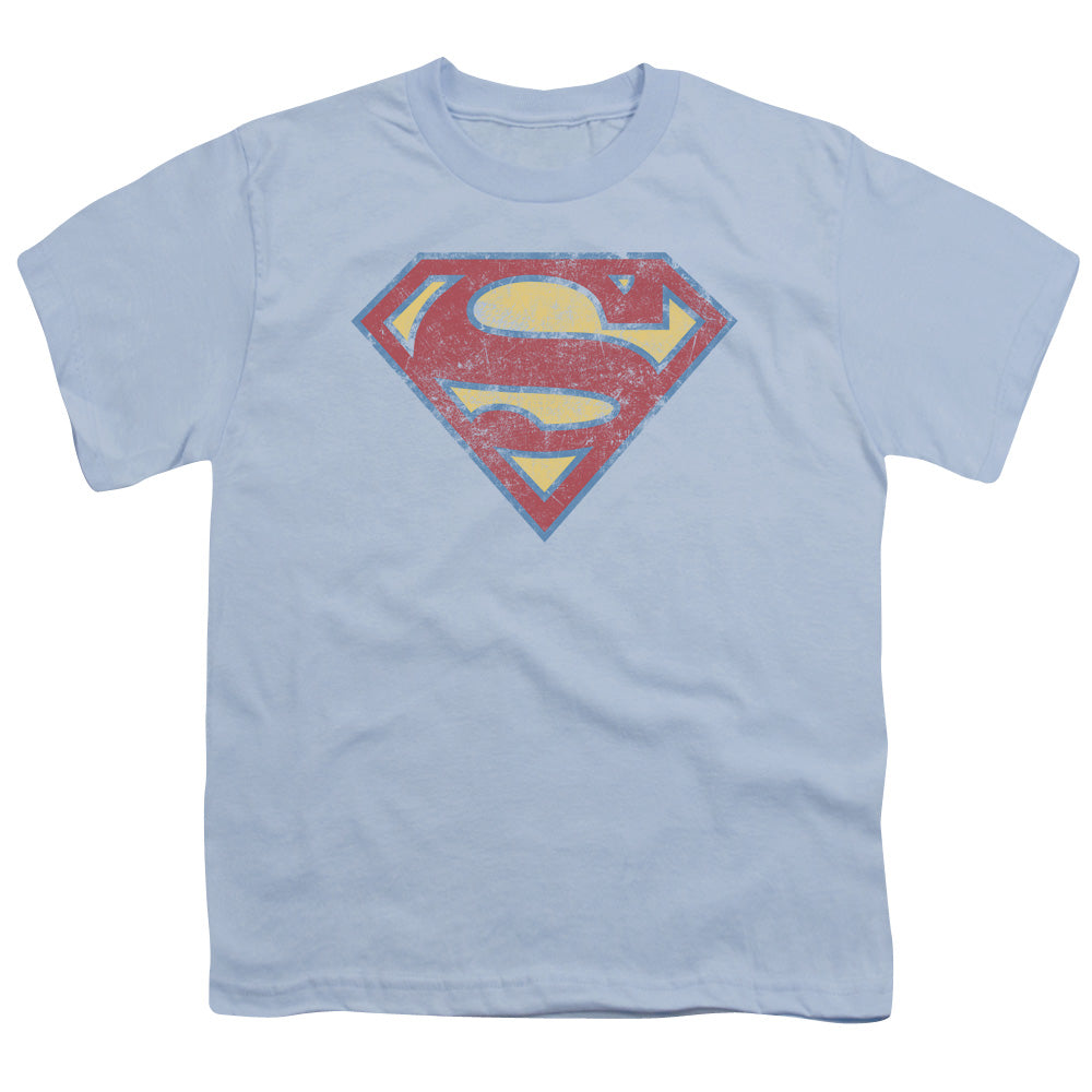 Superman - Super S - Short Sleeve Youth 18/1 - Light Blue T-shirt