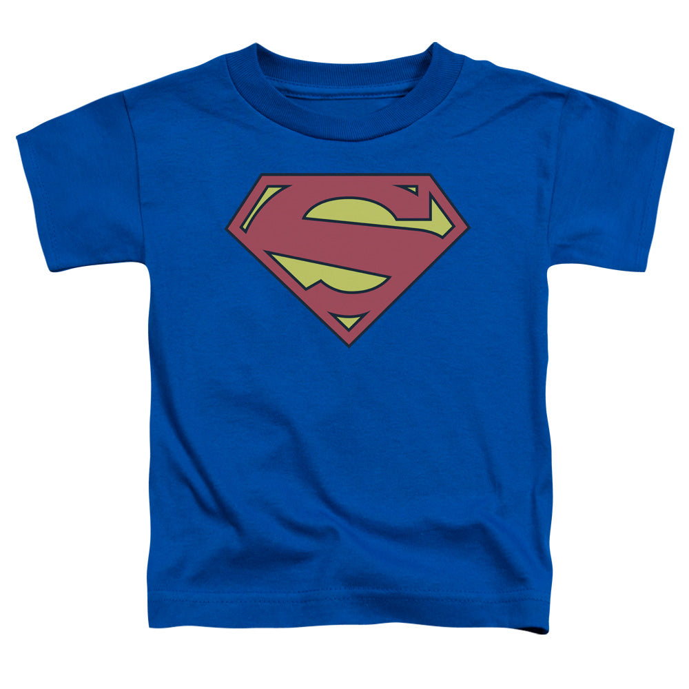Superman - New 52 Shield - Short Sleeve Toddler Tee - Royal Blue T-shirt