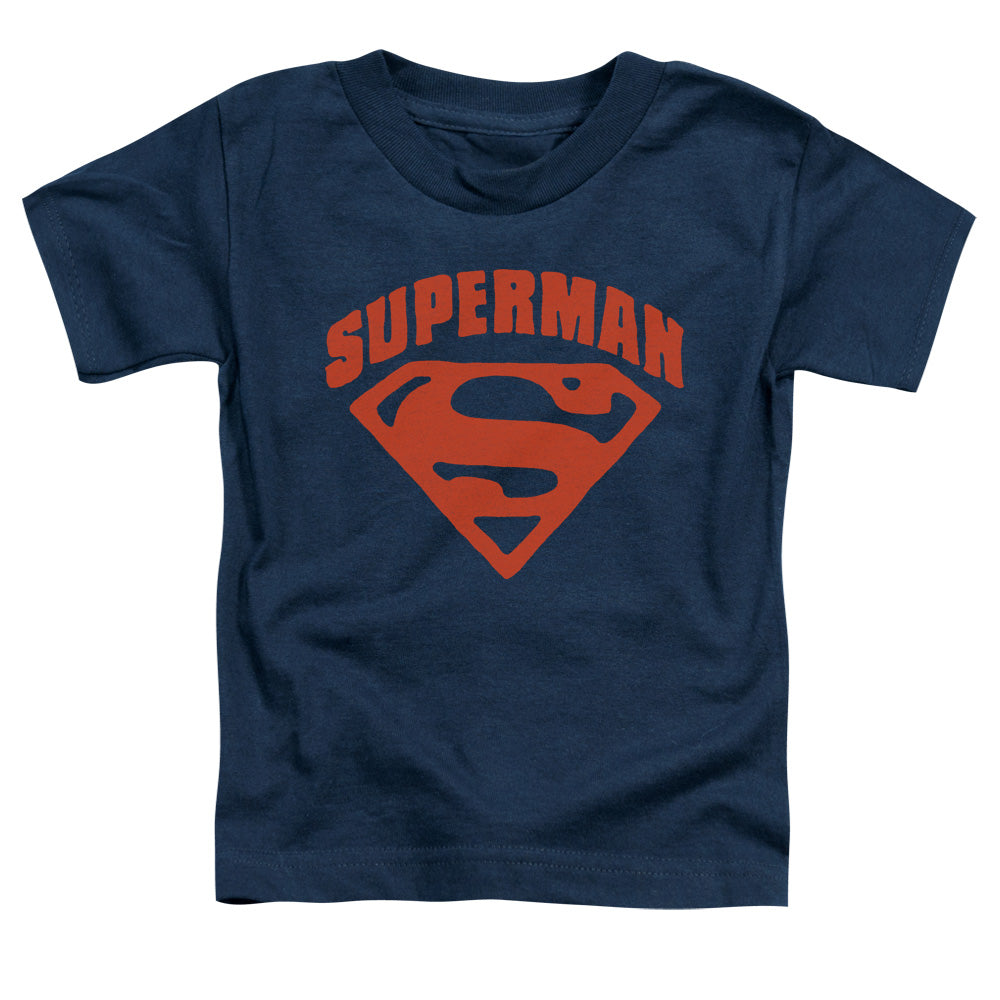 Superman - Super Shield - Short Sleeve Toddler Tee - Navy T-shirt