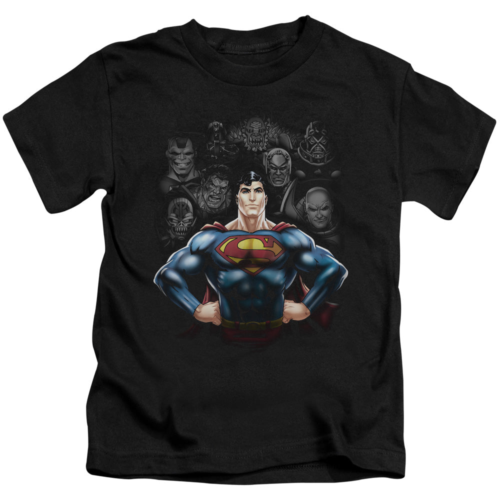 SUPERMAN VILLAINS - S/S JUVENILE 18/1 - BLACK - T-Shirt