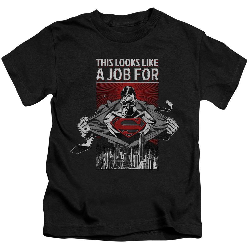 SUPERMAN WATCHFUL EYE - S/S JUVENILE 18/1 - BLACK - T-Shirt