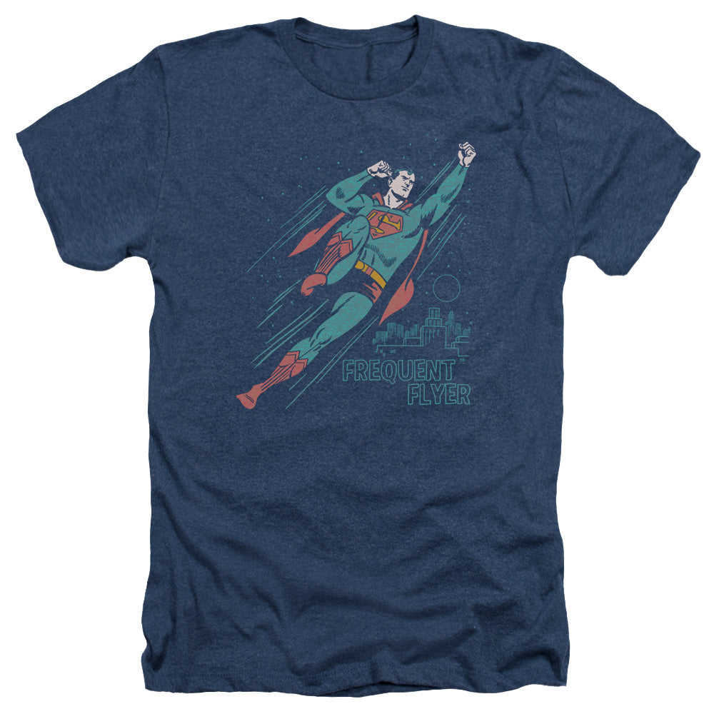Superman - Frequent Flyer - Adult Heather - Navy