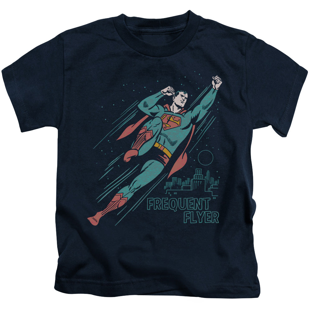 SUPERMAN FREQUENT FLYER - S/S JUVENILE 18/1 - NAVY - T-Shirt