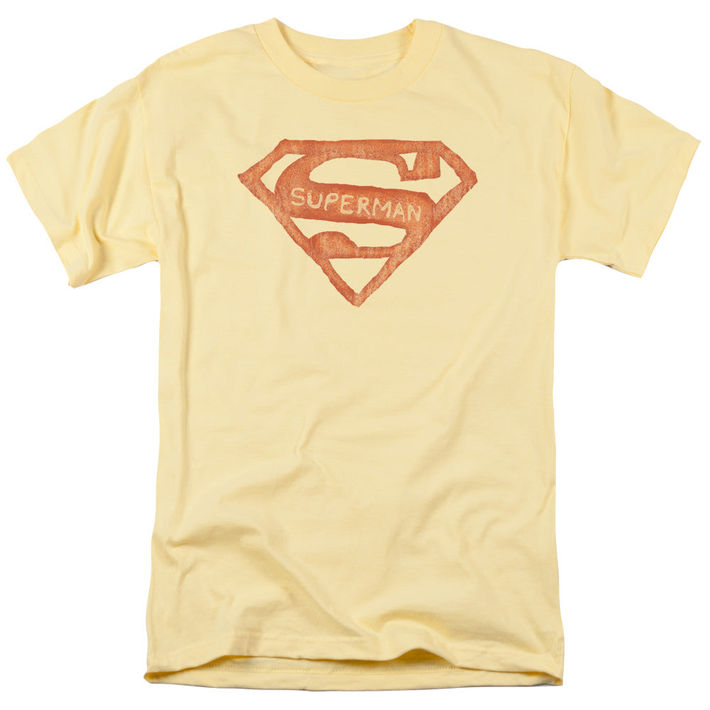 Superman - Roughen Shield - Short Sleeve Adult 18/1 - Banana T-shirt