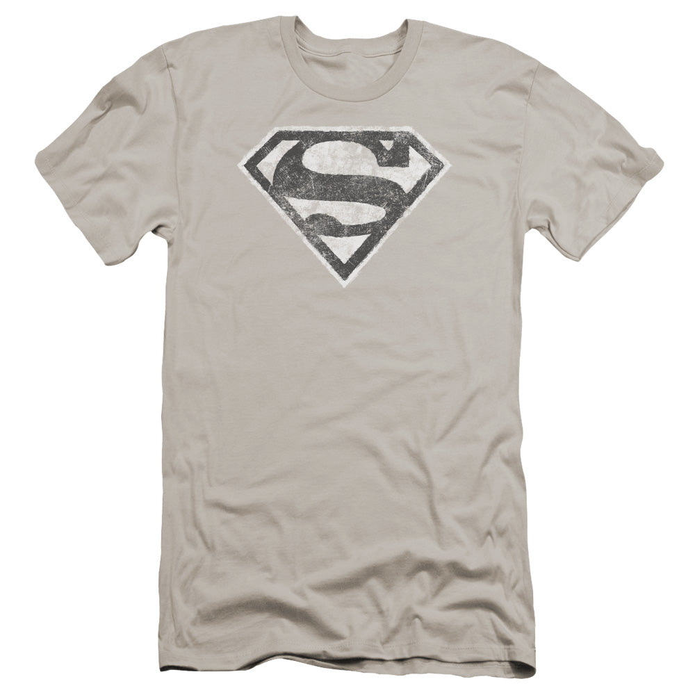 Superman - Grey S-premuim Canvas Adult Slim Fit 30/1 - Silver