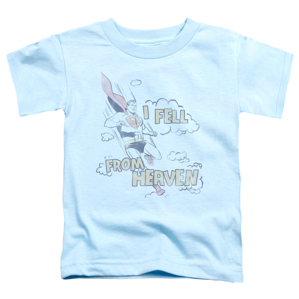 SUPERMAN I FELL - S/S TODDLER TEE - LIGHT BLUE - T-Shirt
