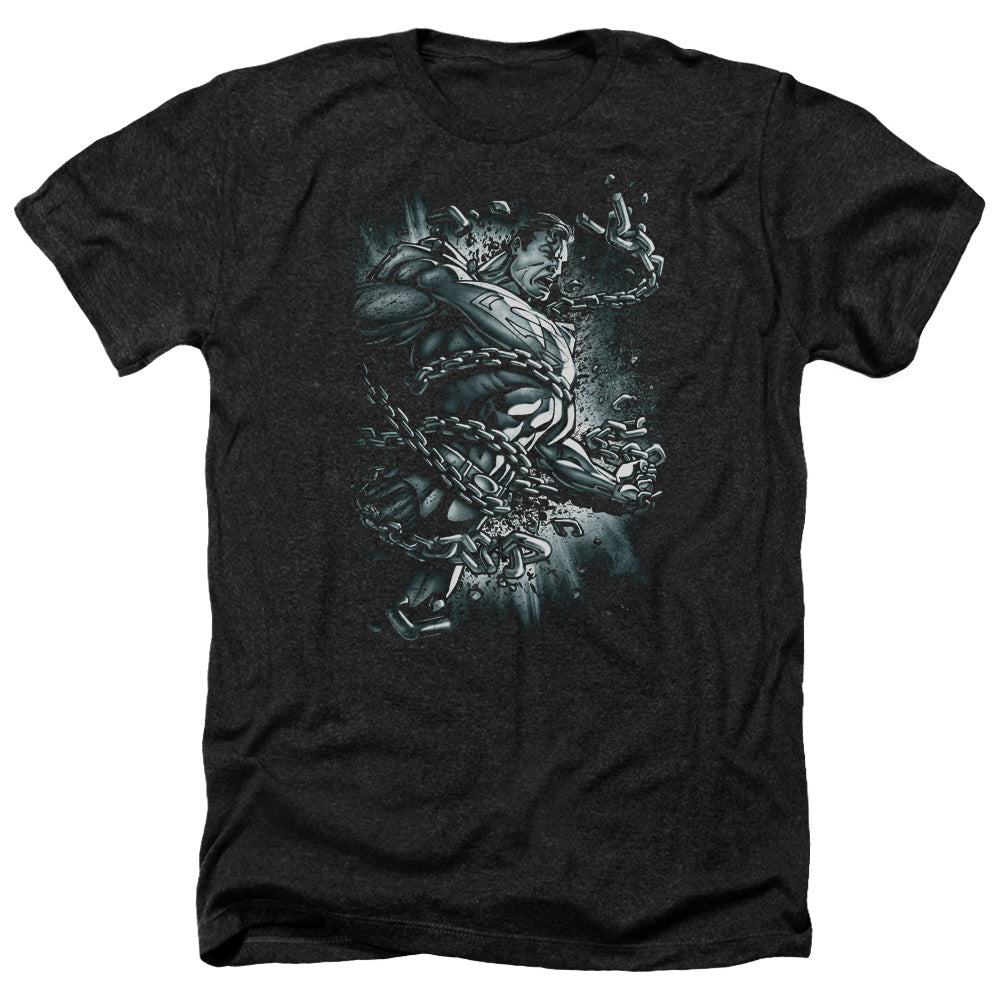 Superman - Break Free - Adult Heather-black