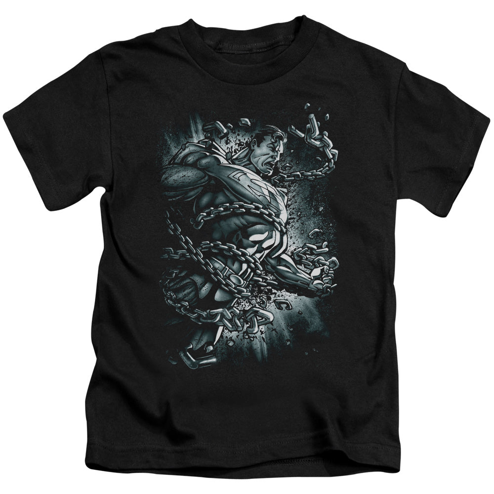 SUPERMAN BREAK FREE - S/S JUVENILE 18/1 - BLACK - T-Shirt