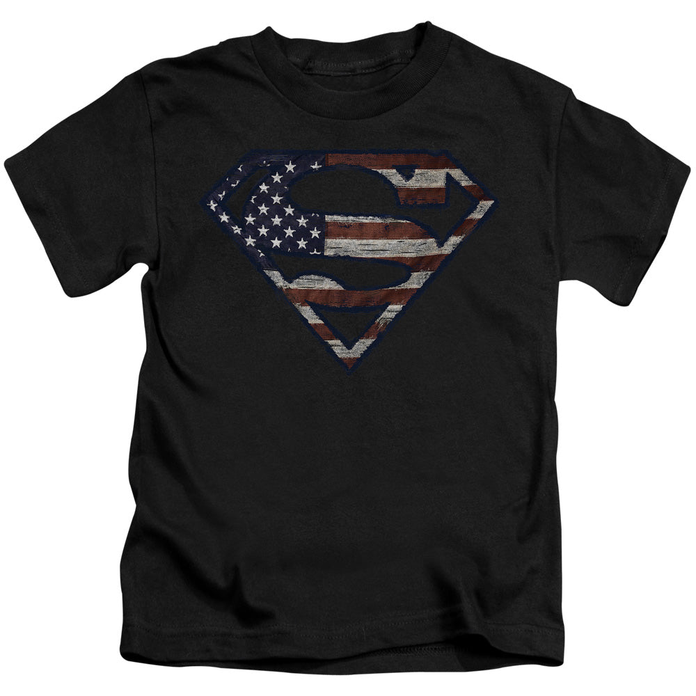 SUPERMAN WARTORN FLAG-S/S T-Shirt
