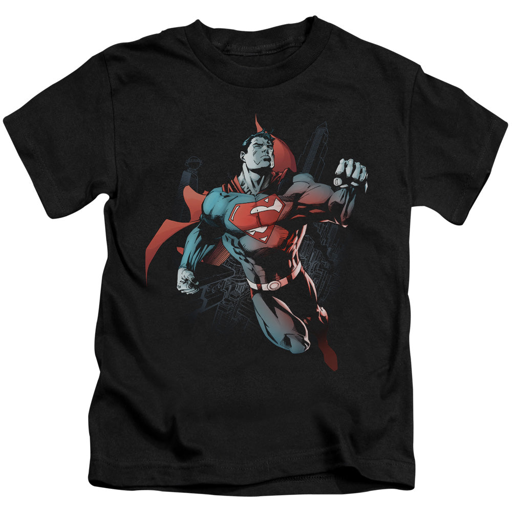 SUPERMAN UP IN THE SKY - S/S JUVENILE 18/1 - BLACK - T-Shirt