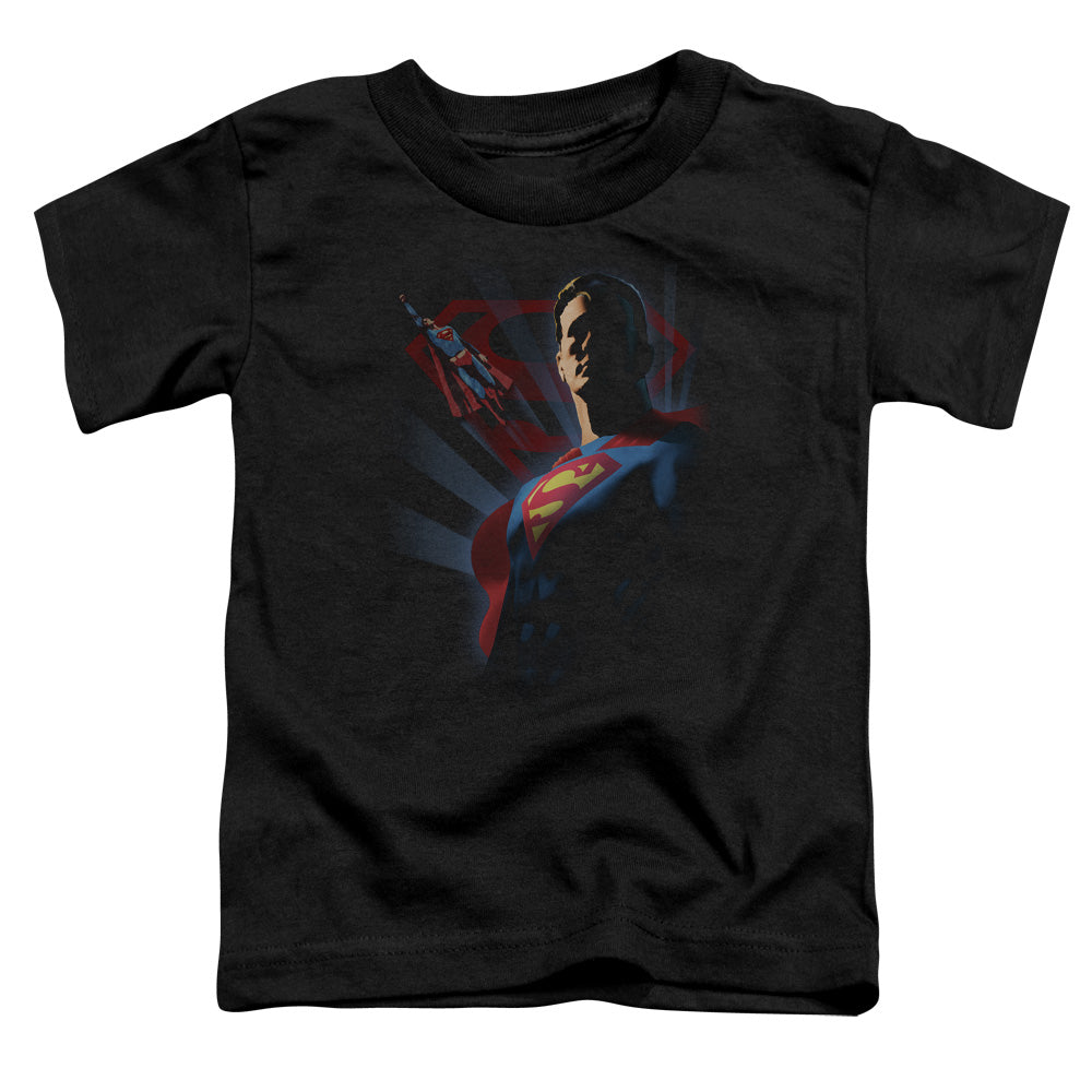 Superman - Super Deco - Short Sleeve Toddler Tee - Black T-shirt