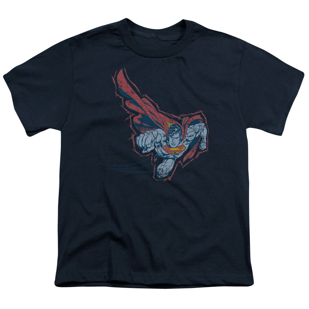SUPERMAN SCRIBBLE & SOAR-S/S T-Shirt