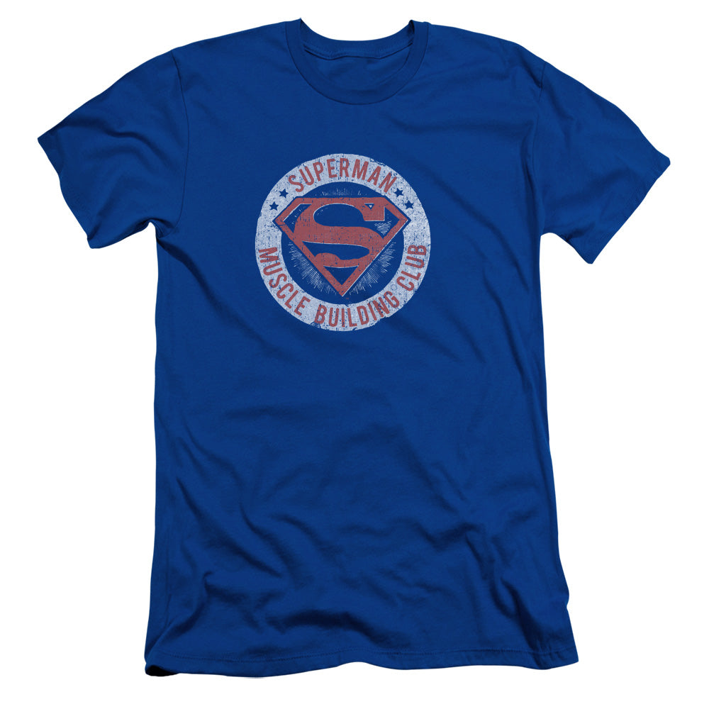 Superman - Muscle Club - Short Sleeve Adult 30/1 - Royal Blue T-shirt