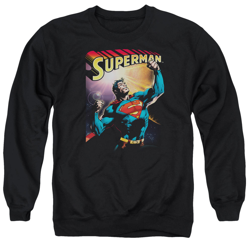 Superman - Victory - Adult Crewneck Sweatshirt - Black