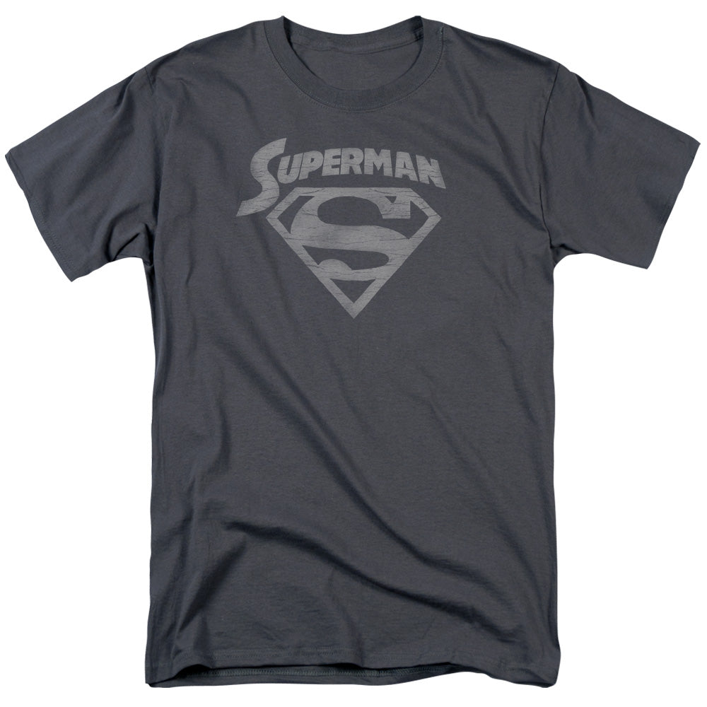 SUPERMAN SUPER ARCH - S/S ADULT 18/1 - CHARCOAL T-Shirt